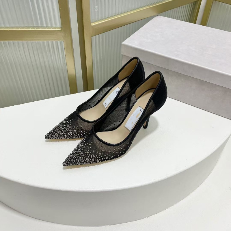 Pantofi de nuntă pentru femei, vârf ascuțit, din plasă, toc 6-8 cm, căptușeală din piele naturală