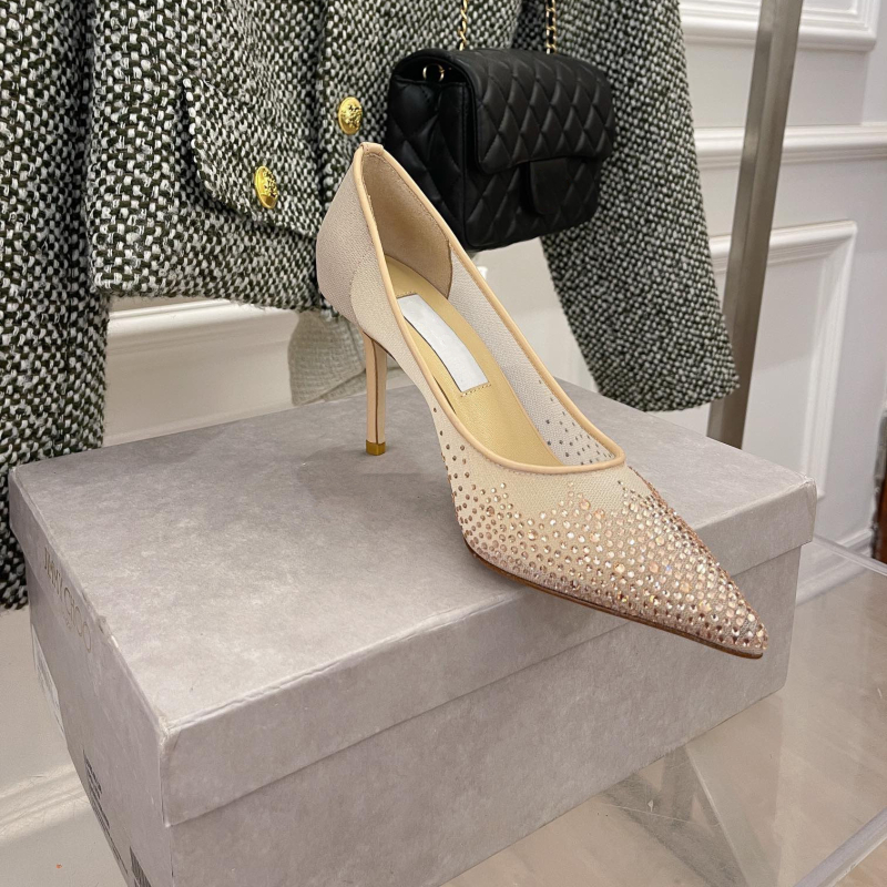 Pantofi de nuntă pentru femei, vârf ascuțit, din plasă, toc 6-8 cm, căptușeală din piele naturală