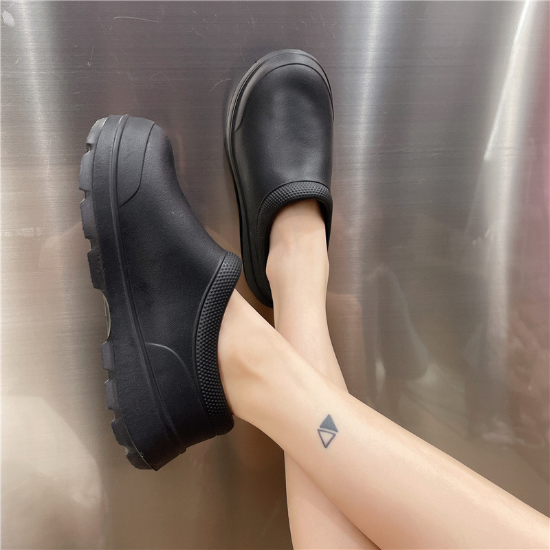 Unisex EVA könnyű esőcipő munkahelyre, alacsony szár, EVA felső, négy évszakos kényelem