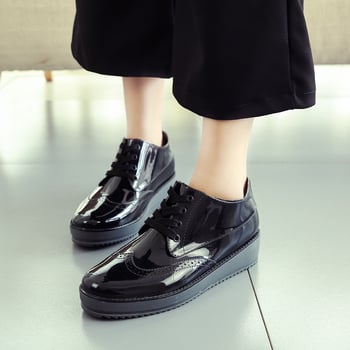 Női esőcsizmák (Vízálló, Csúszásmentes talp, PVC felsőrész, Csíkos mintázat, Alacsony sarok 1–3 cm)