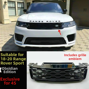 Range Rover Sport 2014-2022 σετ πλευρικών αεραγωγών μπροστινού προφυλακτήρα, ABS πλαστικό