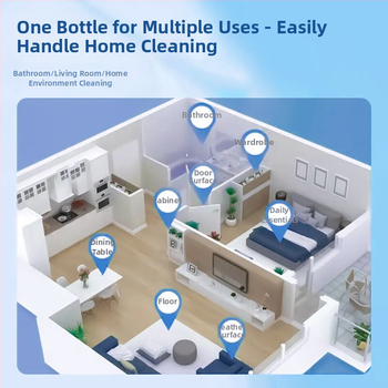 Momo Univerzálny rastlinný čistiaci prostriedok do kúpeľne, tekutá forma, odstraňuje vodné škvrny, vodný kameň a zápachy na skle, WC a dlaždiciach.