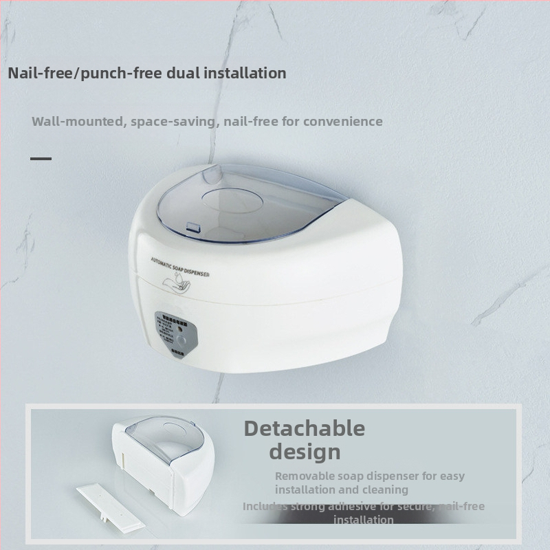 Runlang FP-02 dozator de săpun spumă montat pe perete, senzor infraroșu, ABS, turnare prin injecție, stil modern minimalist