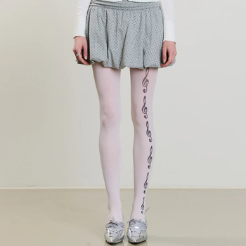 Najlonske čarape-leggins s geometrijskim uzorkom, antistatične, prozračne, visoka elastičnost, Stil Spicy Girl