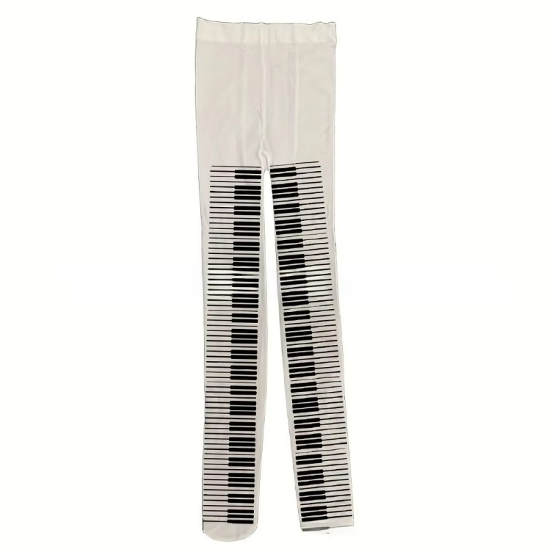 Najlonske čarape-leggins s geometrijskim uzorkom, antistatične, prozračne, visoka elastičnost, Stil Spicy Girl