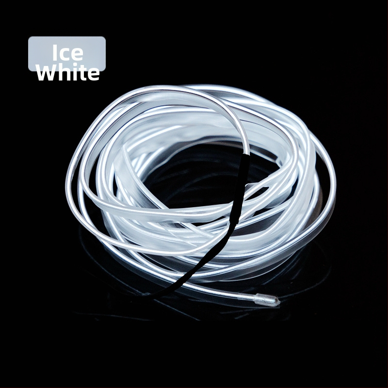 LED vnútorné ambientné svetlo do auta s EL materiálom, studené svetlo, IP67, 3W, 3-12V