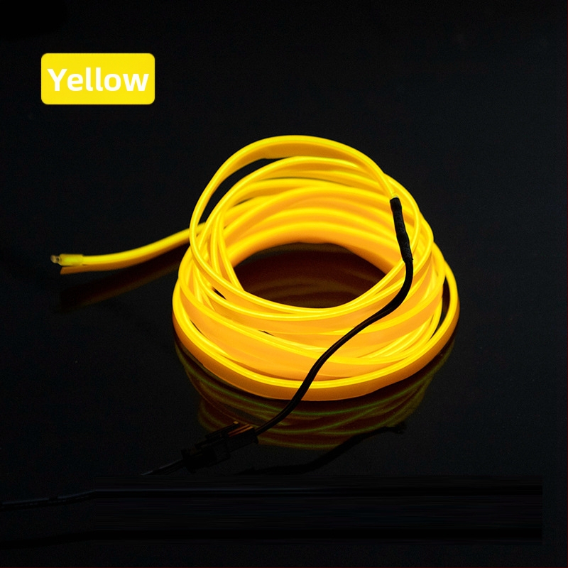 LED vnútorné ambientné svetlo do auta s EL materiálom, studené svetlo, IP67, 3W, 3-12V