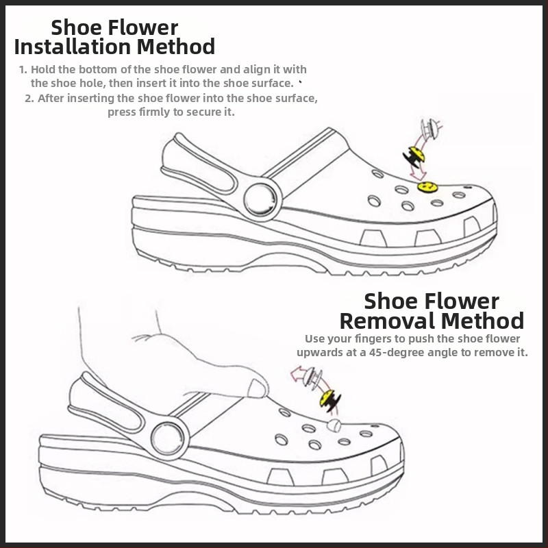 3D kvetinová ozdoba na topánky, DIY doplnok pre sandále a bežnú obuv, model PJ001, štýl Duoduo