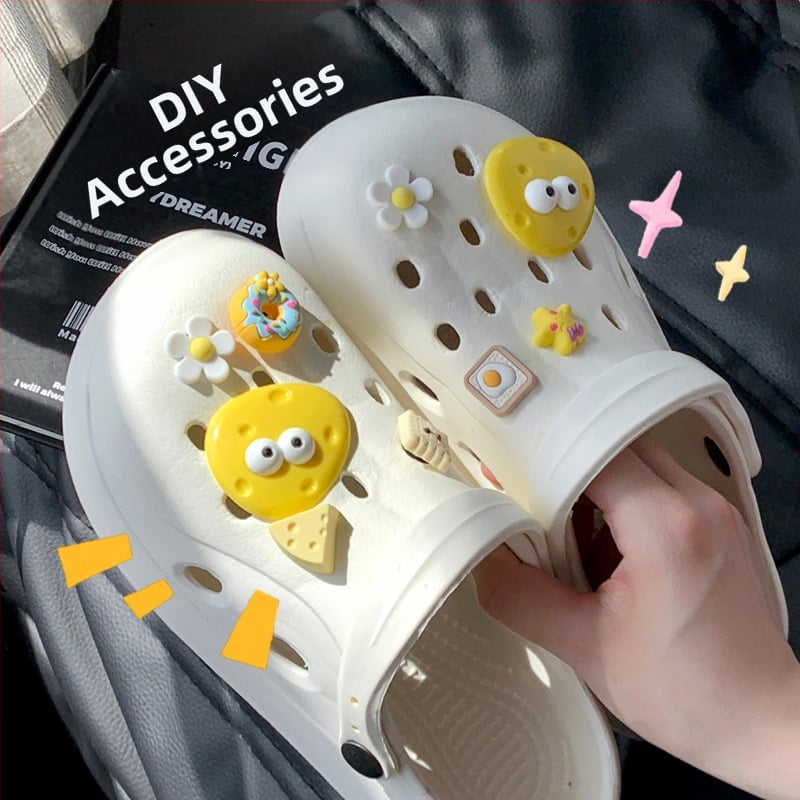 3D διακοσμητικό λουλούδι για παπούτσια, DIY αξεσουάρ για σανδάλια και καθημερινά παπούτσια, μοντέλο PJ001, στυλ Duoduo