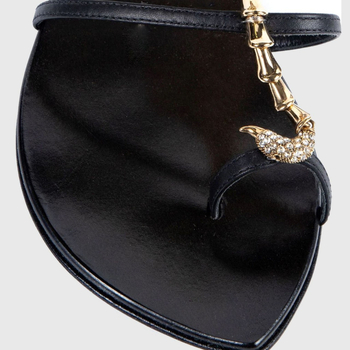 T-strap szandálok, hegyes orrú, 8 cm-nél magasabb sarok, TPU felső rész, gumírozott talp