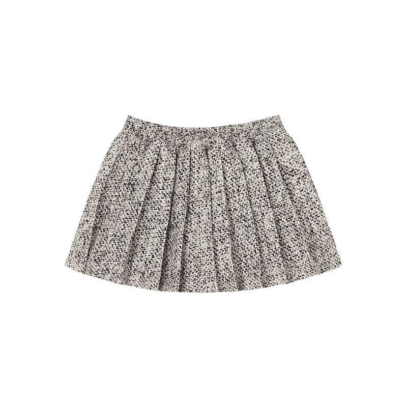 AMYBABY Κοριτσίστικη φούστα – Βαμβακερή φούστα τύπου cake, Chanel-εμπνευσμένο κλασικό στυλ, Χειμώνας 2024, για ηλικίες 3–8 ετών