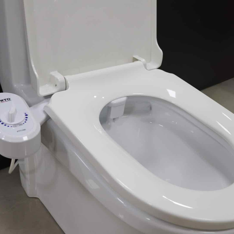 PT7100 ABS μπιντέ-καθίσμα WC, μη ηλεκτρικό, σιφονικό σύστημα πλήρωσης, διχαλωτός σχεδιασμός, CE πιστοποίηση ΕΕ