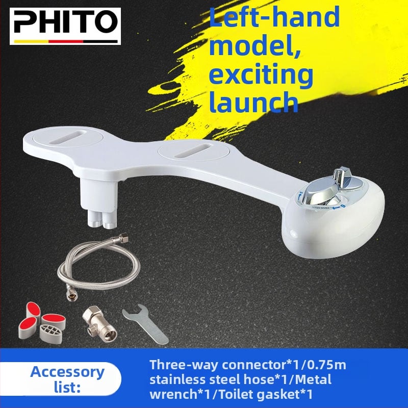 PT7100 ABS μπιντέ-καθίσμα WC, μη ηλεκτρικό, σιφονικό σύστημα πλήρωσης, διχαλωτός σχεδιασμός, CE πιστοποίηση ΕΕ