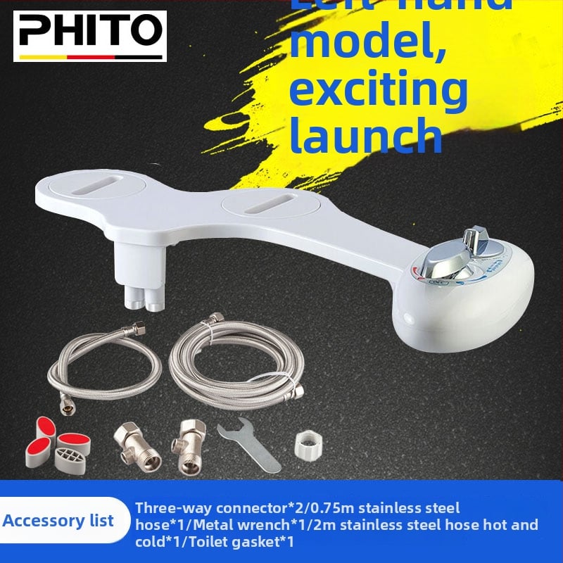 PT7100 ABS μπιντέ-καθίσμα WC, μη ηλεκτρικό, σιφονικό σύστημα πλήρωσης, διχαλωτός σχεδιασμός, CE πιστοποίηση ΕΕ