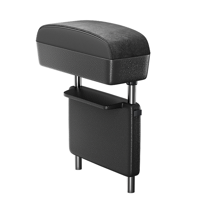 Cutie de depozitare pentru spațiul dintre scaunele din față, din piele – universală, panou 20.5×15×2.8 cm