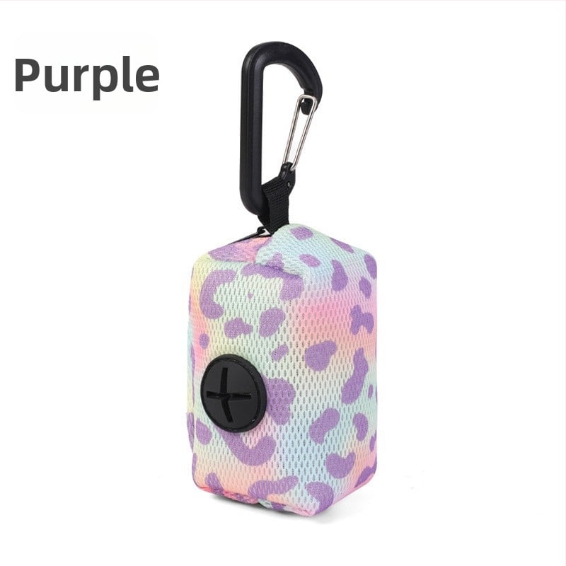 Geantă de depozitare pentru pungile de gunoi ale animalelor de companie, poliester, model: Solid, duritate medie spre moale