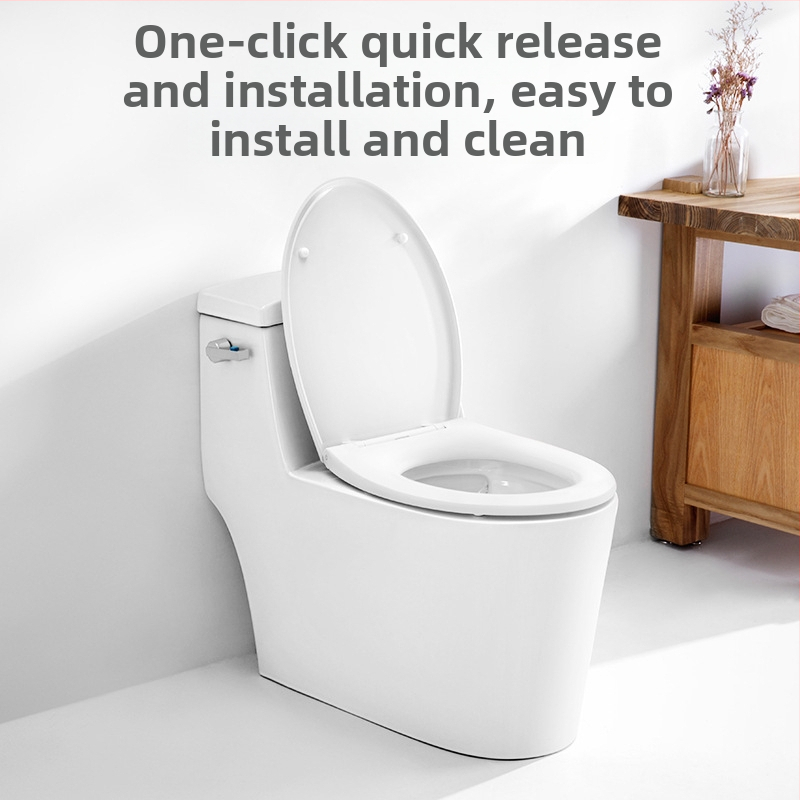 Inteligentné sedadlo na WC pre domáce použitie, univerzálne, elektrické mäkké zatváranie, vykurovanie s konštantnou teplotou, model LY-TR005B