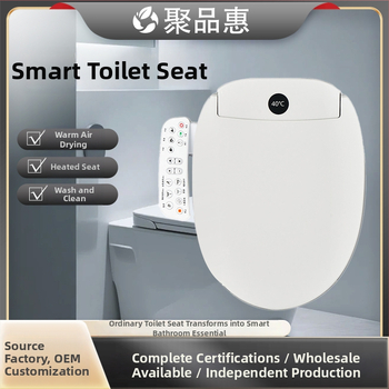 Inteligentný kryt na WC s konštantnou teplotou vykurovania, sterilizáciou, automatickým čistením a sušením; diaľkové ovládanie; model 0120