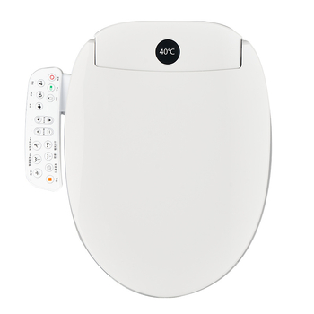 Inteligentný kryt na WC s konštantnou teplotou vykurovania, sterilizáciou, automatickým čistením a sušením; diaľkové ovládanie; model 0120