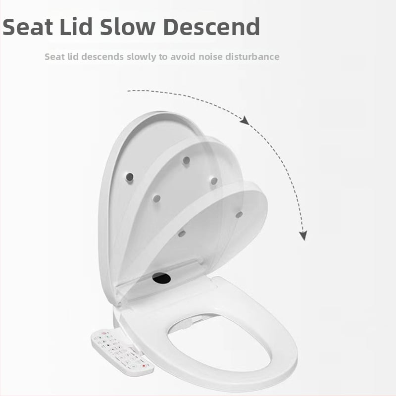 Inteligentný kryt na WC s konštantnou teplotou vykurovania, sterilizáciou, automatickým čistením a sušením; diaľkové ovládanie; model 0120