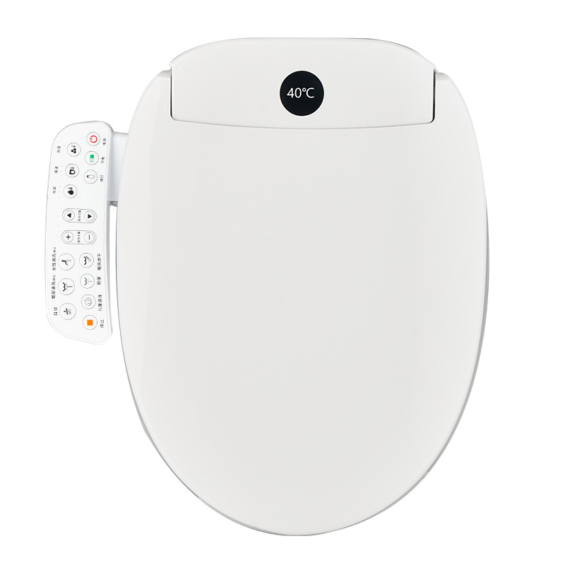 Inteligentný kryt na WC s konštantnou teplotou vykurovania, sterilizáciou, automatickým čistením a sušením; diaľkové ovládanie; model 0120