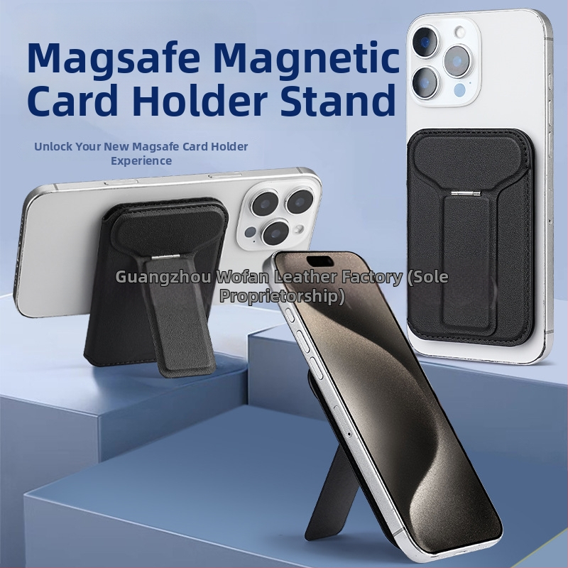 Magnetický držiteľ kariet pre iPhone s MagSafe – WF10 (kompatibilný s iPhone; magnetický set kariet; zadný štítok)