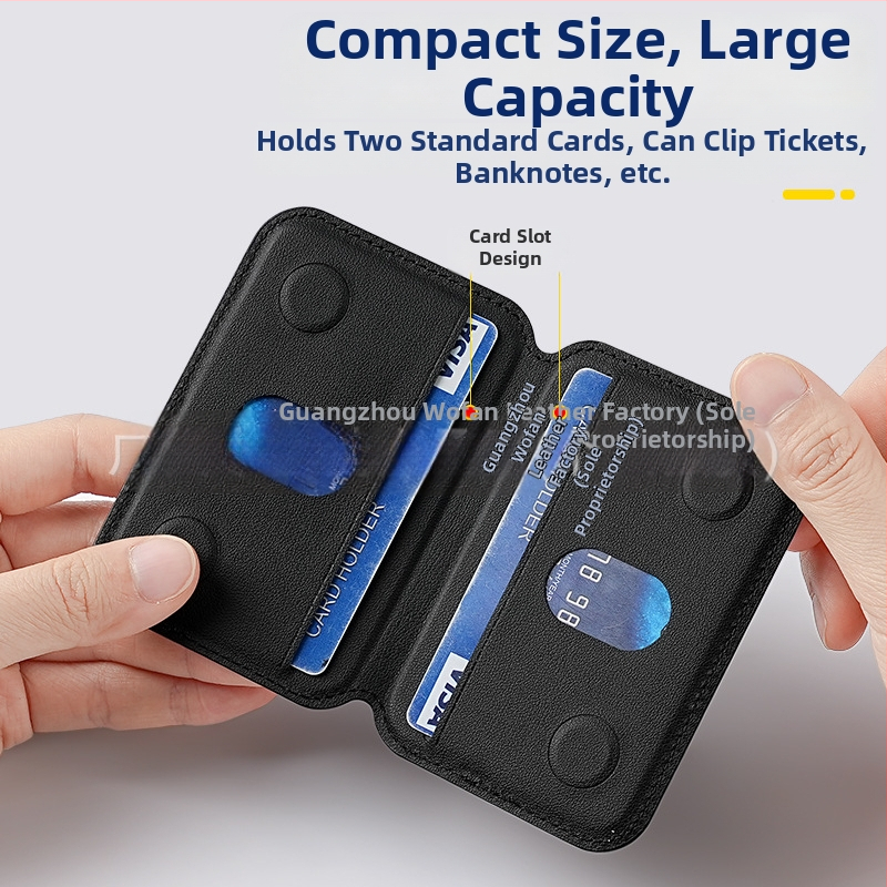 Magnetický držiteľ kariet pre iPhone s MagSafe – WF10 (kompatibilný s iPhone; magnetický set kariet; zadný štítok)