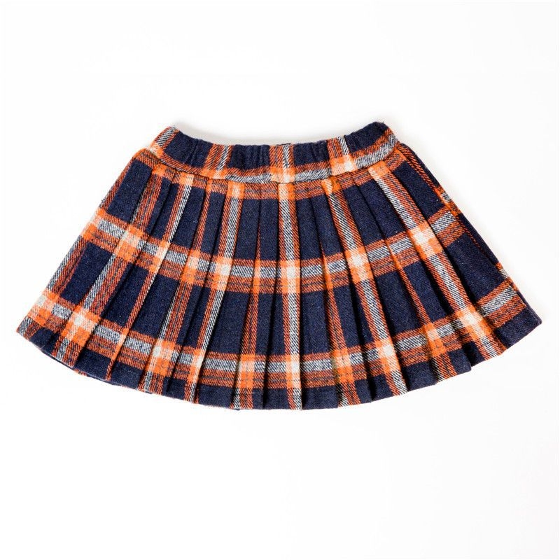 Djevojačka plisirana suknja s naramenicama, viskozni materijal, mrežasti uzorak, proljeće