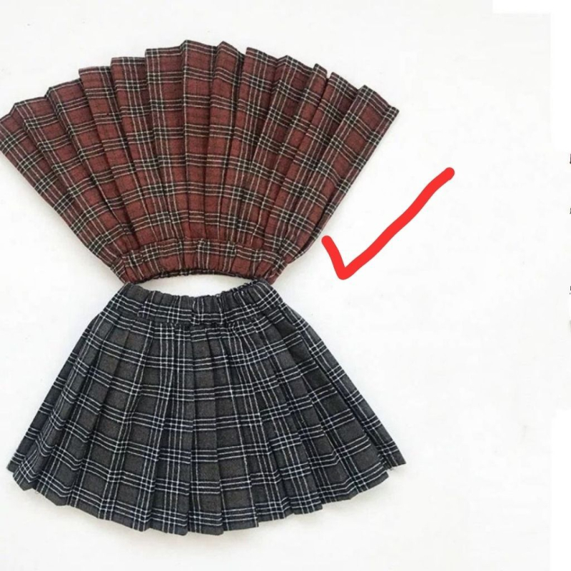 Djevojačka plisirana suknja s naramenicama, viskozni materijal, mrežasti uzorak, proljeće