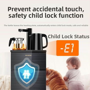 Meiling stroj na čajový bar pre domáce použitie — plneautomatický vodný dispenzer s horúcou a studenou vodou, inteligentný centrálny riadiaci systém, viaceré funkcie, zvislý dizajn s dolným zásobníkom