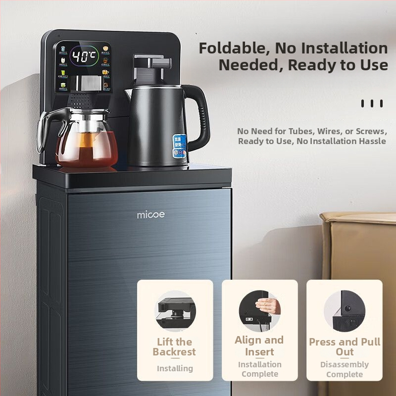 Four Seasons Music Čajový Bar Stroj pre Domáce a Kancelárske Použitie – Inteligentný centrálny riadiaci systém – Integrovaný vodný rozvádzač