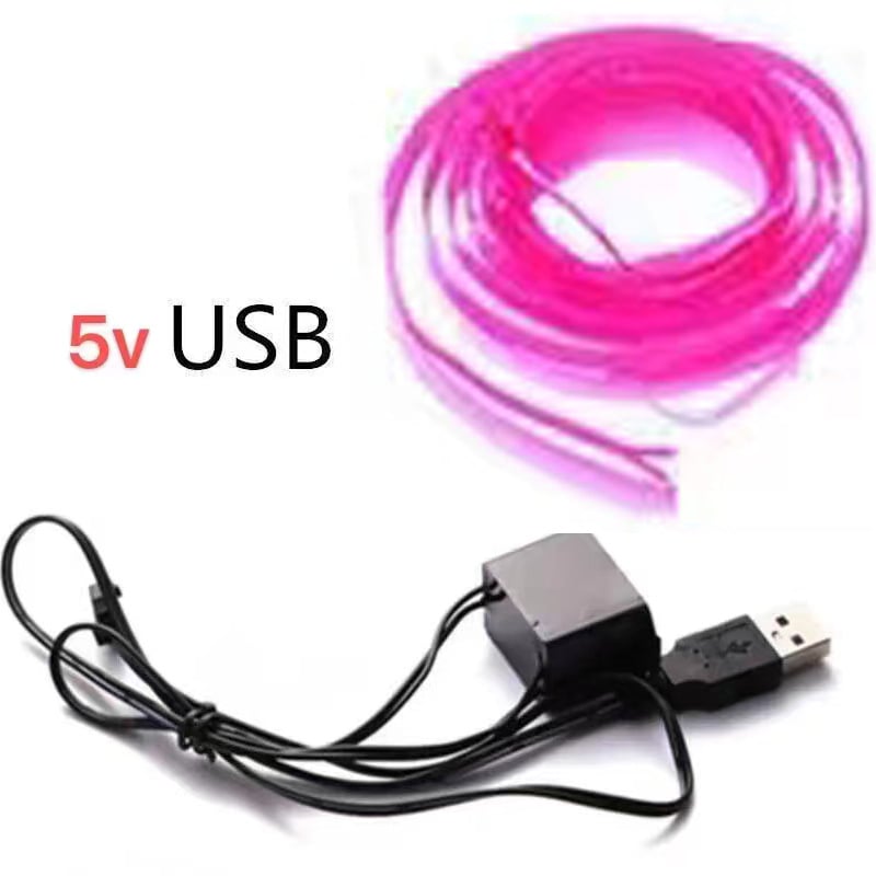 Λωρίδα LED εσωτερικού αυτοκινήτου για ατμόσφαιρα, σιλικόνης περίβλημα, 12V DC, 3W, 6500K ψυχρό λευκό, IP65