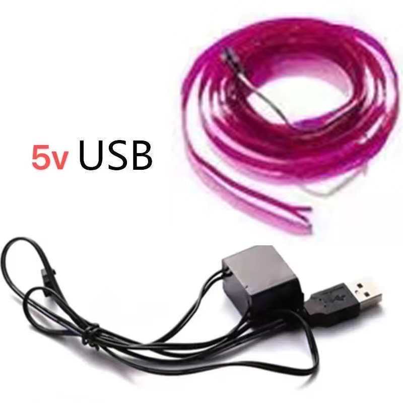 Λωρίδα LED εσωτερικού αυτοκινήτου για ατμόσφαιρα, σιλικόνης περίβλημα, 12V DC, 3W, 6500K ψυχρό λευκό, IP65