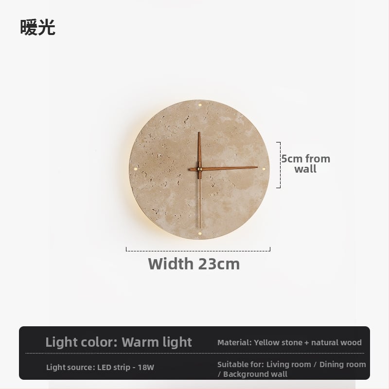 Λαμπτήρας τοίχου με μαρμάρινο σκίαστρο και σώμα, LED πηγή φωτός, μοντέρνο μινιμαλιστικό στυλ, συμβατός με Mijia Smart και TmallGenie