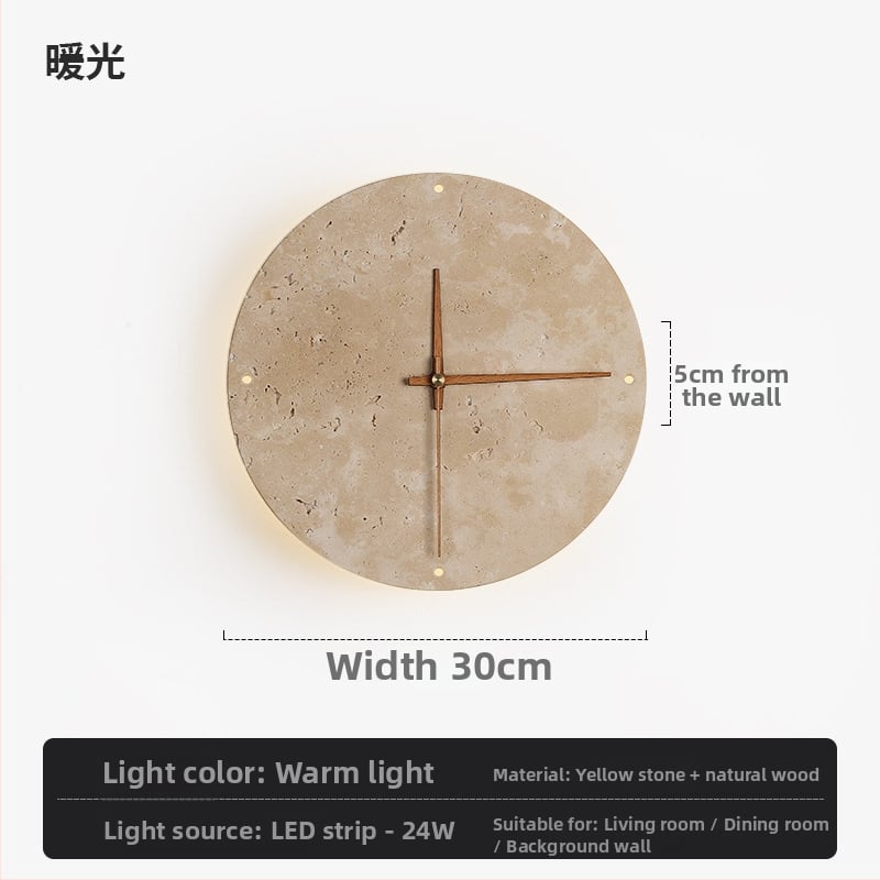 Λαμπτήρας τοίχου με μαρμάρινο σκίαστρο και σώμα, LED πηγή φωτός, μοντέρνο μινιμαλιστικό στυλ, συμβατός με Mijia Smart και TmallGenie