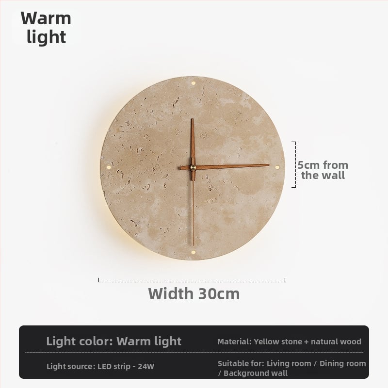 Λαμπτήρας τοίχου με μαρμάρινο σκίαστρο και σώμα, LED πηγή φωτός, μοντέρνο μινιμαλιστικό στυλ, συμβατός με Mijia Smart και TmallGenie