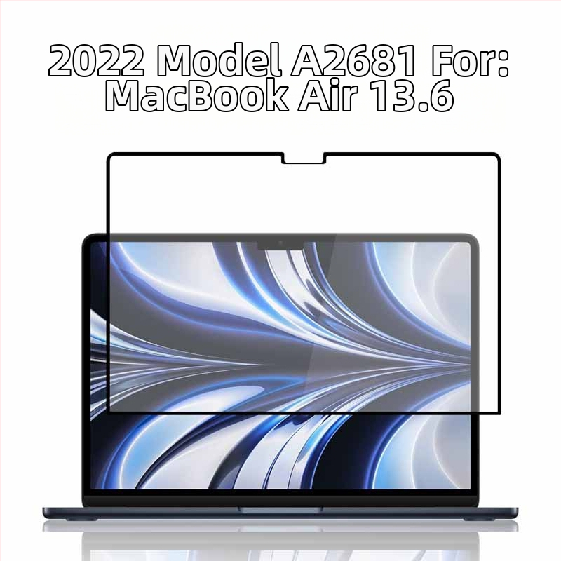 MacBook Pro és Air matt kékfény elleni film, öntapadós PET anyag, szemvédő fólia, Apple-kompatibilis, 2024 megjelenés