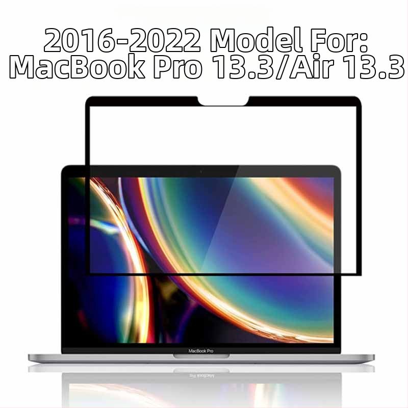 MacBook Pro és Air matt kékfény elleni film, öntapadós PET anyag, szemvédő fólia, Apple-kompatibilis, 2024 megjelenés