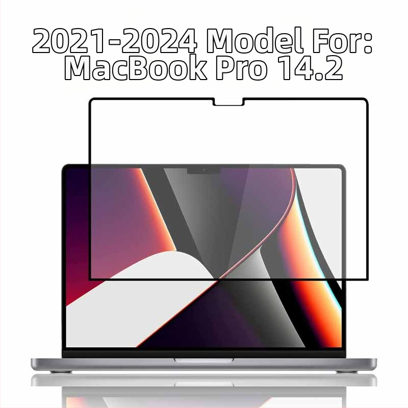 MacBook Pro és Air matt kékfény elleni film, öntapadós PET anyag, szemvédő fólia, Apple-kompatibilis, 2024 megjelenés