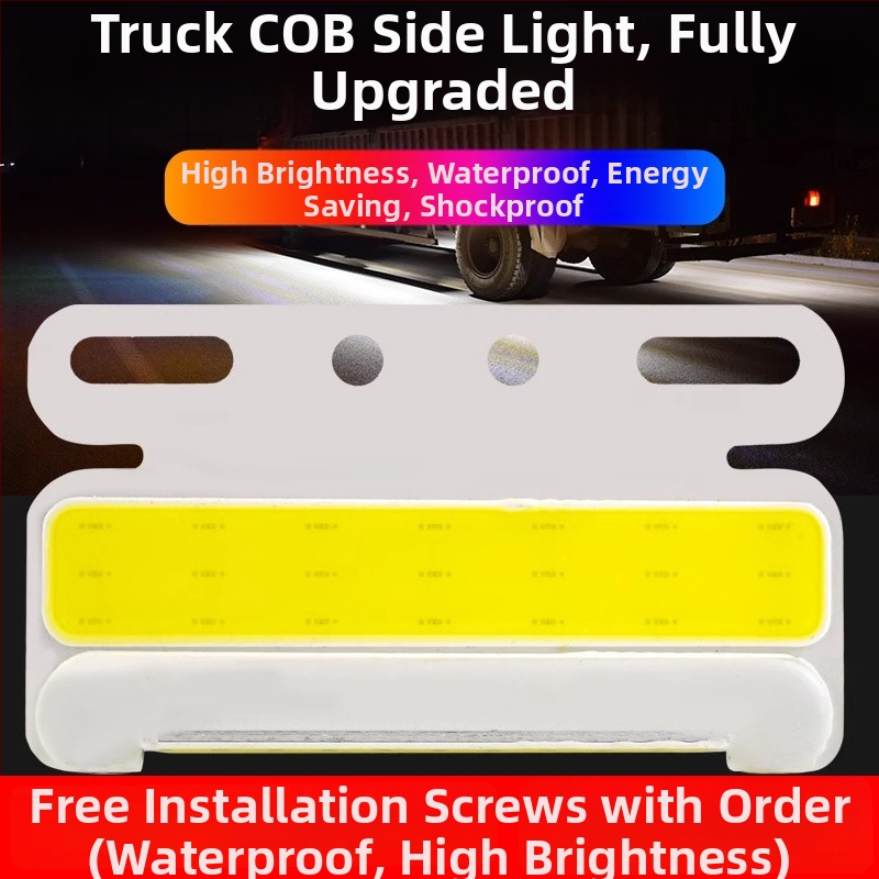 LED bočné svetlo pre vozidlá, model Cob edge light, zdroj svetla LED