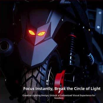 LED zadné svetlo - Diabolské oko a Oko orla, DRL176/DRL177, 12V, Univerzálne pre motocykle