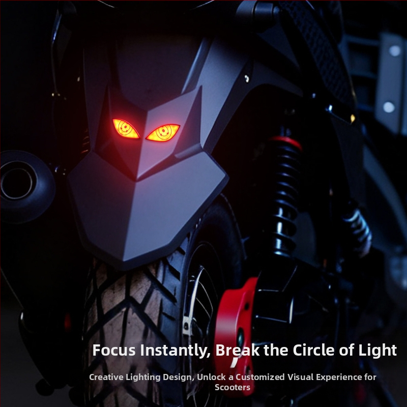 LED zadné svetlo - Diabolské oko a Oko orla, DRL176/DRL177, 12V, Univerzálne pre motocykle