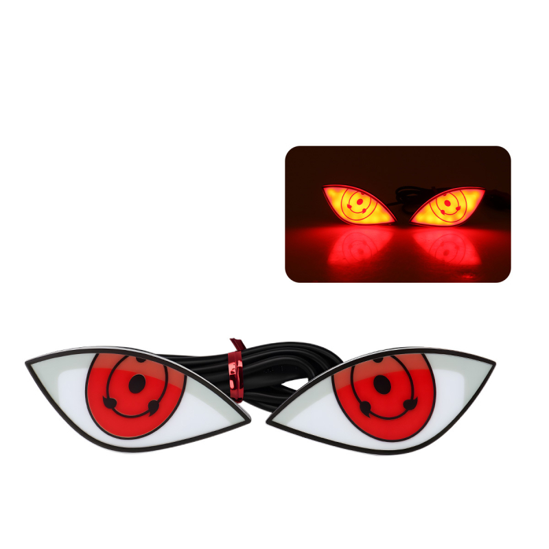 LED zadné svetlo - Diabolské oko a Oko orla, DRL176/DRL177, 12V, Univerzálne pre motocykle