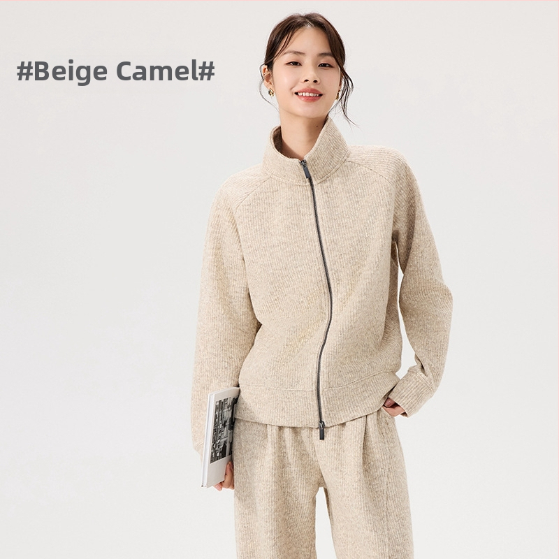 Női kardigán függőleges csíkokkal, vast anyag, laza szabás, hosszú ujjú, cipzárral záródó