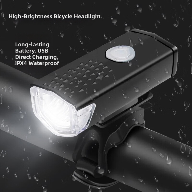 Forever predné svetlo na horskom bicykli USB-C nabíjanie, nočné jazdy, upevnenie prackou, model 2255