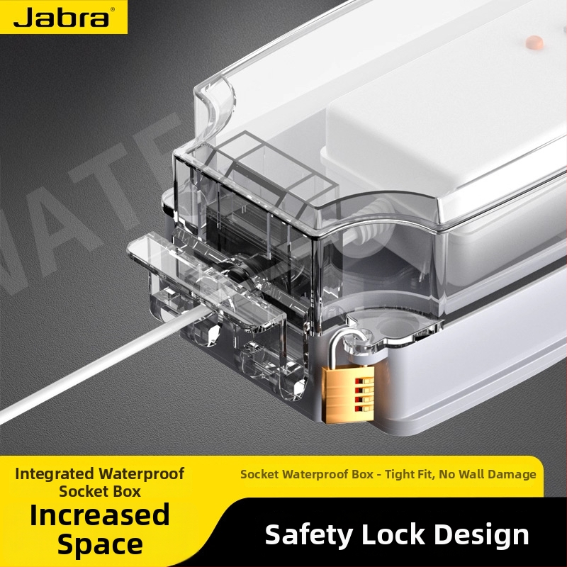 Jabra ενσωματωμένος αδιάβροχος ακροδέκτης μπάνιου με προστασία από διαρροές και σύνδεση θερμαντήρα κάθισματος τουαλέτας