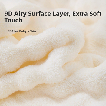 Бебешка кърпа за баня, чист памук, 150D прежда