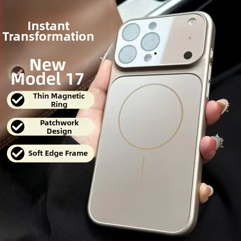 Θήκη iPhone με ματ φινίρισμα, ανθεκτική σε πτώσεις και προστασία φακού, μαγνητική προσκόλληση, για iPhone 15–17 Pro/Max, σε ποικιλία χρωμάτων