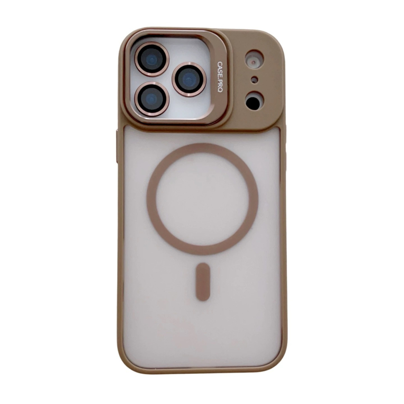 Pouzdro na iPhone s magnetickým držiakom objektívu a chladiacim filmom pre objektív – PC ochranný kryt s matným povrchom pre iPhone 11/12/13/14 Pro a Pro Max (odolný voči nárazom, anti-scratch)