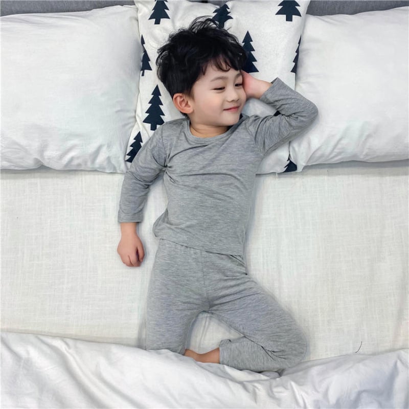 Бебешки пижами, едно парче спално облекло от модалова тъкан, тънък летен стил, спално гнездо с Anti-Kick Quilt, модерен минимализъм